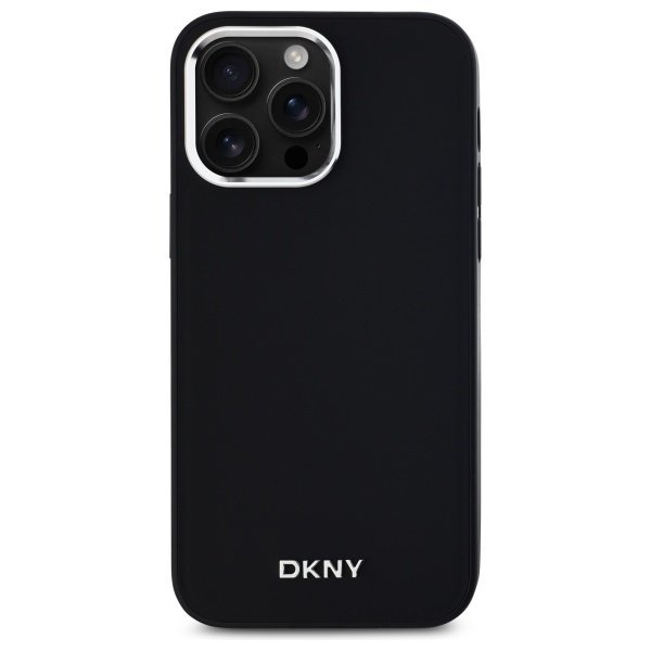 DKNY DKHMP14XPSCMCLK iPhone 14 ProMax 6.7&quot; czarny/black hardcase Plain Logo MagSafe