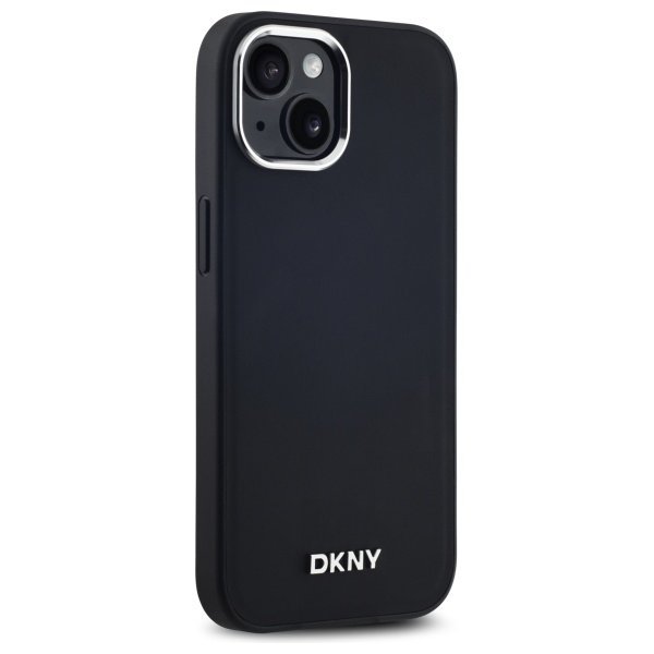 DKNY DKHMP15MPSCMCLK iPhone 15 Plus6.7&quot; czarny/black hardcase Plain Logo MagSafe