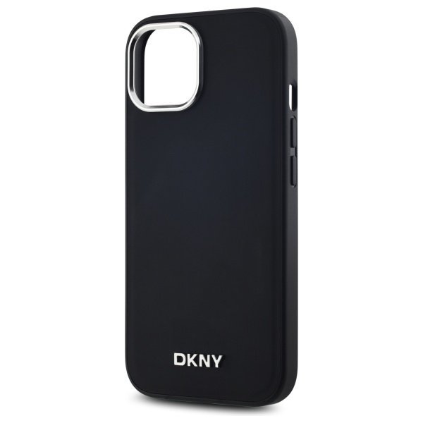 DKNY DKHMP15MPSCMCLK iPhone 15 Plus6.7&quot; czarny/black hardcase Plain Logo MagSafe