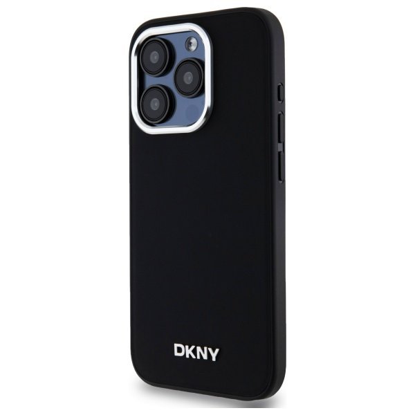 DKNY DKHMP15XPSCMCLK iPhone 15 ProMax 6.7&quot; czarny/black hardcase Plain Logo MagSafe