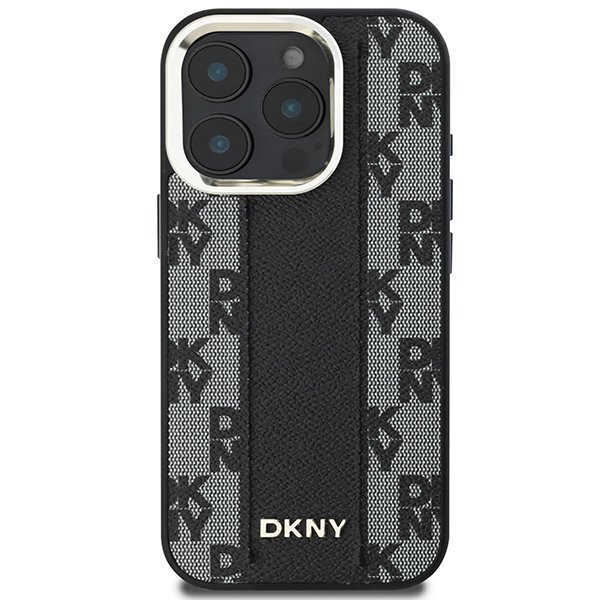 DKNY DKHMP16LPCPVSLK iPhone 16 Pro6.3&quot; czarny/black hardcase Checkered Pattern Magsafe
