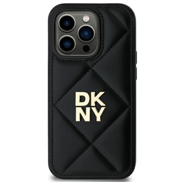 DKNY DKHCP14XPQDSLK iPhone 14 Pro Max    6.7&quot; czarny/black Quilted Stack Logo