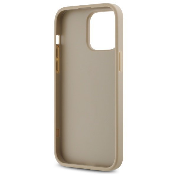 DKNY DKHCP14LPQDSLE iPhone 14 Pro 6.1&quot;   beżowy/beige Quilted Stack Logo