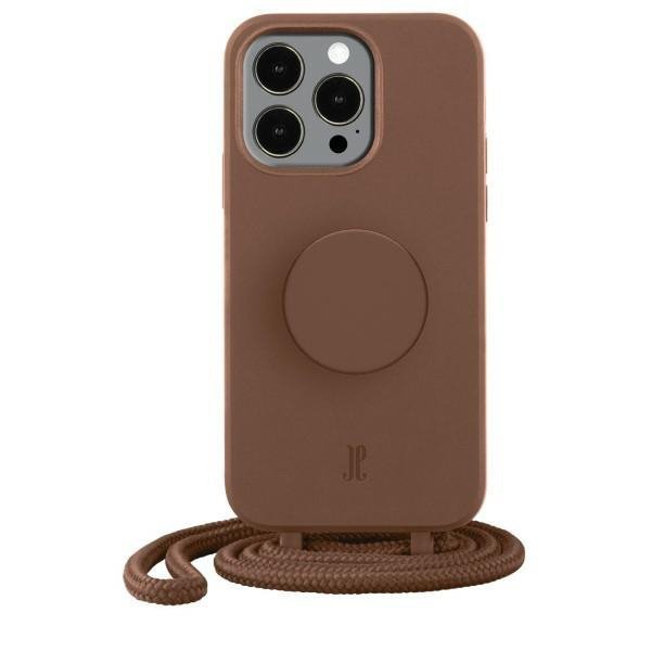 Etui JE PopGrip iPhone 14 Pro Max 6.7&quot; brązowy/brown sugar 30155 (Just Elegance)