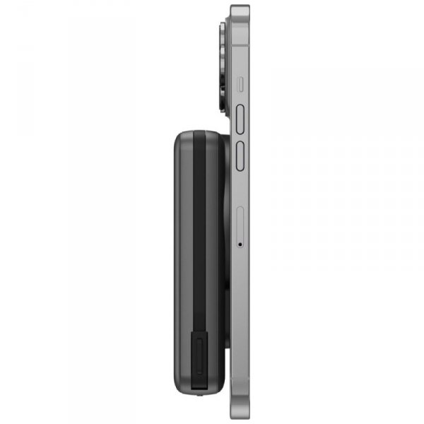 PowerBank indukcyjny Energea MagPac Pro  Plus 10000mAh Qi2 Magsafe szary