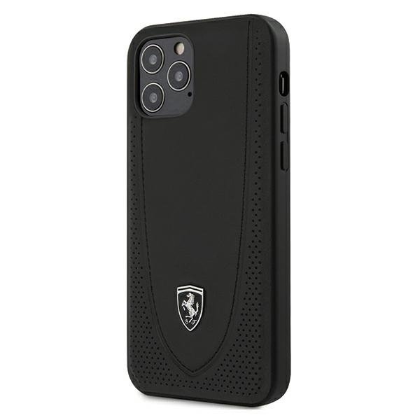 Ferrari FEOGOHCP12MBK iPhone 12/12 Pro 6,1&quot; czarny/black hardcase Off Track Perforated