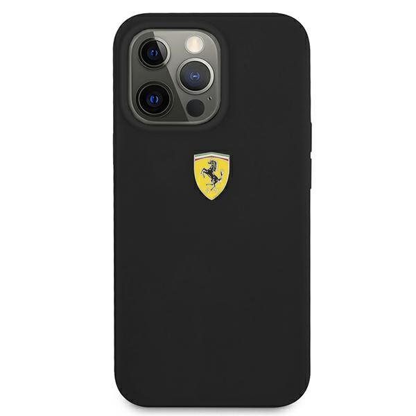 Ferrari FESSIHCP13LBK iPhone 13 Pro / 136,1&quot; czarny/black hardcase Silicone