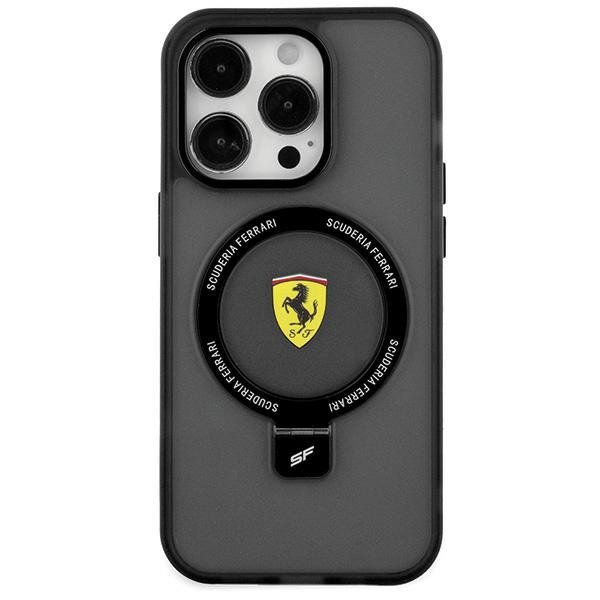 Ferrari FEHMP15MUSCAK iPhone 15 Plus / 14 Plus 6.7&quot; czarny/black hardcase Ring Stand 2023 Collection MagSafe