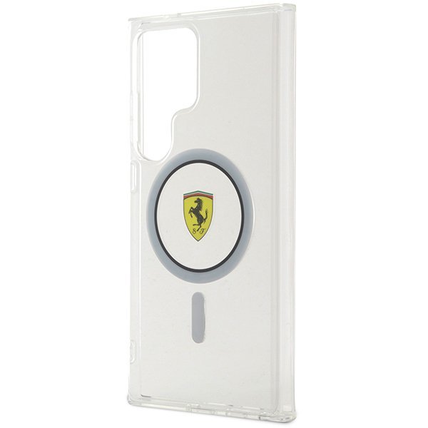 Ferrari FEHMS24LU3CLK S24 Ultra S928 czarny/black hardcase IML Transp Inner Circle Line MagSafe