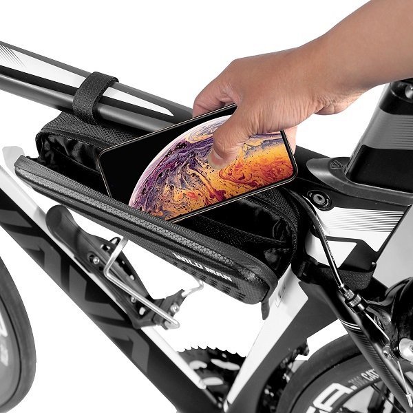 WILDMAN Etui/sakwa na ramę roweru M ES4  1.2L uchwyt rowerowy czarna/black