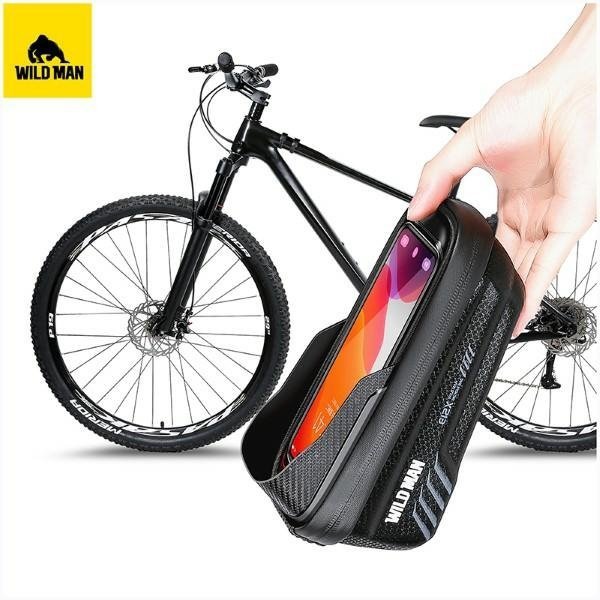 WILDMAN Etui/uchwyt rowerowy M E12Xsakwa na ramę czarna/black