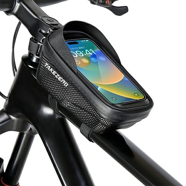 Etui/uchwyt rowerowy TAKEZEROA2 sakwa na ramę czarny/black