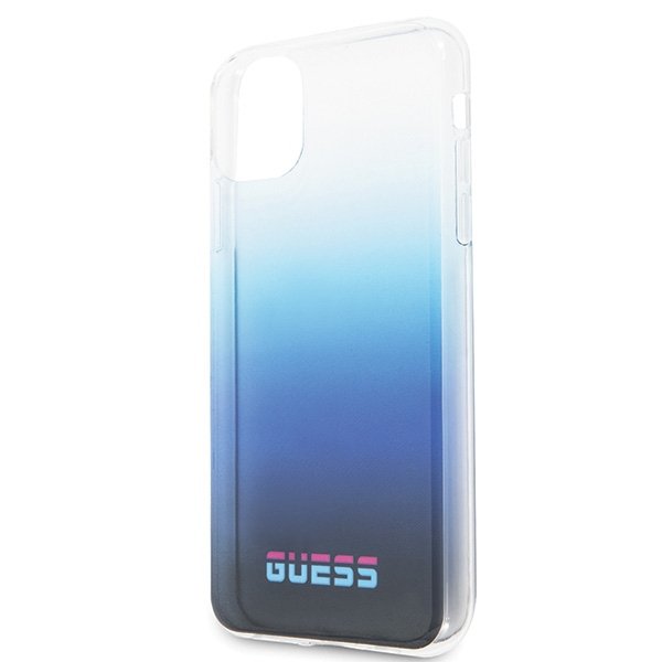 Guess GUHCN65DGCNA iPhone 11 Pro Max niebieski/gradient blue hard case California