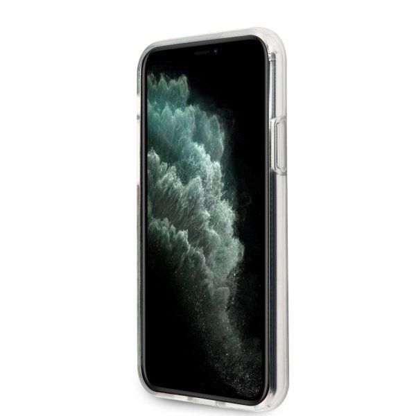 Guess GUHCN65IMLFL03 iPhone 11 Pro Max granatowy/navy N°3 Flower Collection