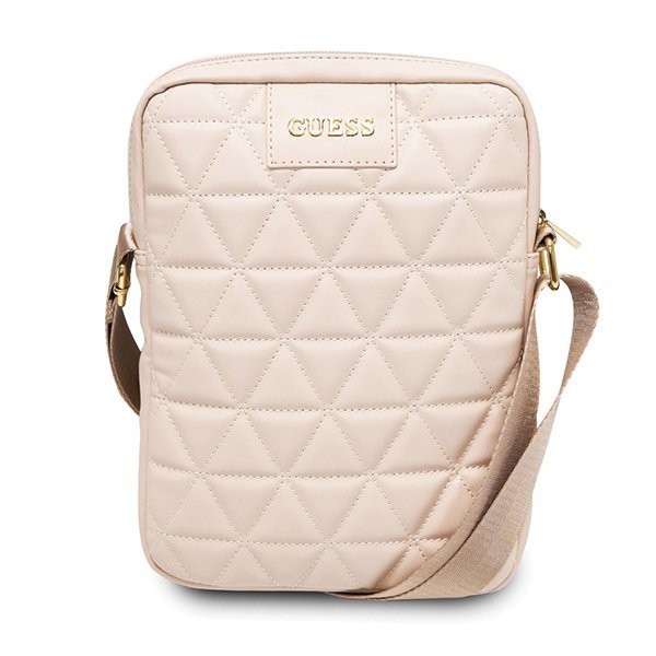 Guess Torba GUTB10QLPK 10&quot; różowa/pinkQuilted Tablet Bag
