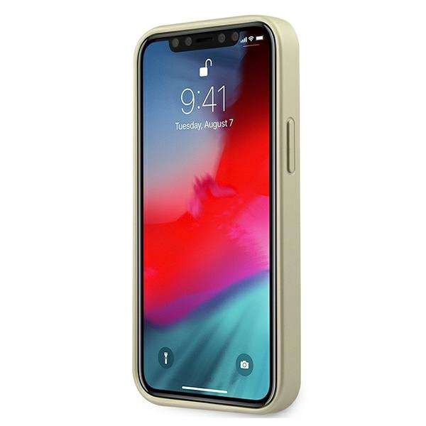 Guess GUHCP12SIGLGO iPhone 12 mini 5,4&quot;złoty/gold hardcase Iridescent