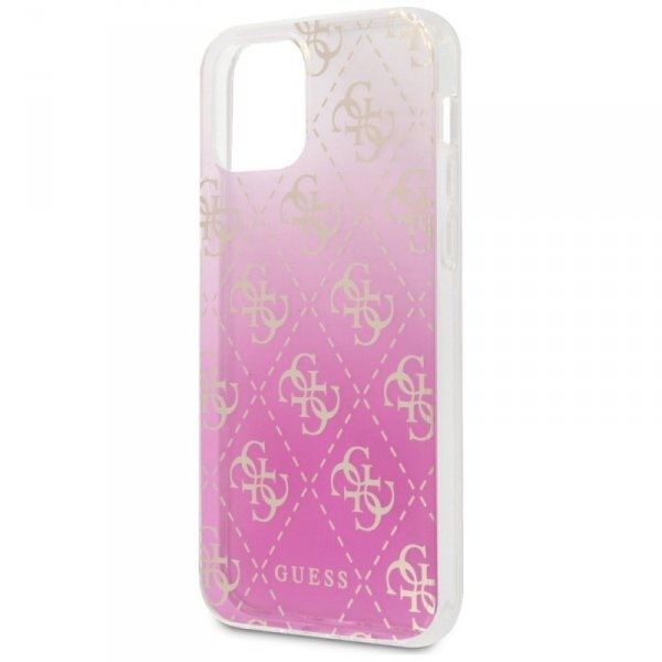 Guess GUHCP12SPCU4GGPI iPhone 12 mini5,4&quot; różowy/pink hardcase 4G Gradient