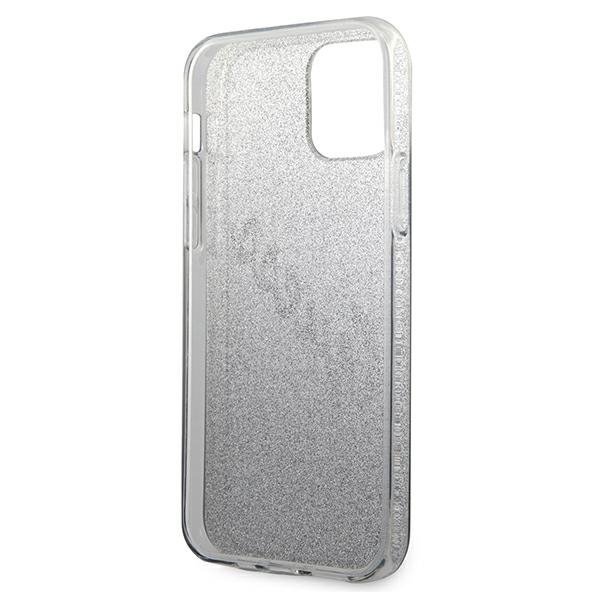 Guess GUHCP12LPCUGLSBK iPhone 12 Pro Max6,7&quot; czarny/black hardcase Glitter Gradient Script