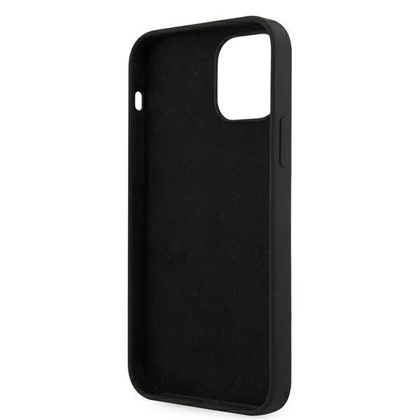 Guess GUHCP12LLSVSBK iPhone 12 Pro Max 6,7&quot; czarny/black hardcase Script Vintage