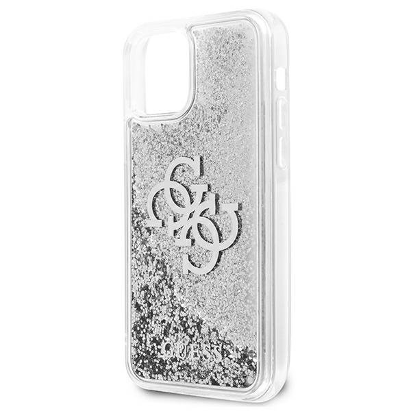 Guess GUHCP12LLG4GSI iPhone 12 Pro Max6,7&quot; srebrny/silver hardcase 4G Big Liquid Glitter