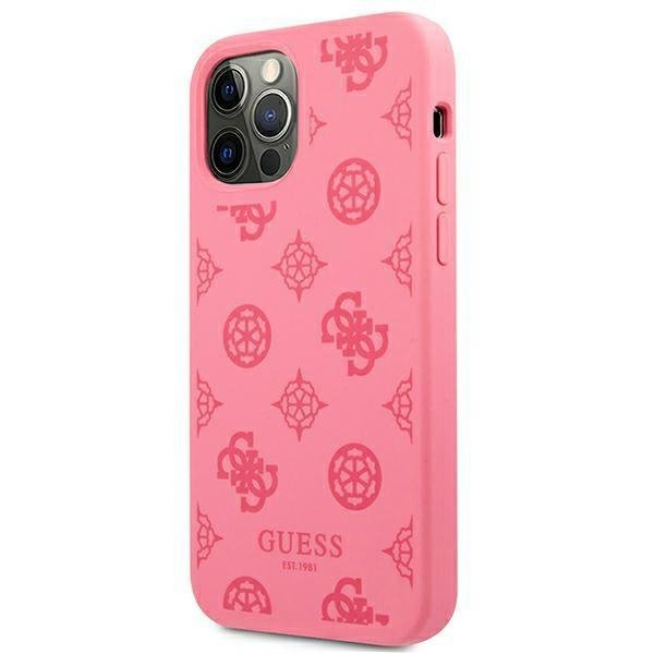 Guess GUHCP12LLSPEFU iPhone 12 Pro Max6,7&quot; fuksja/fuchsia hard case Peony Collection