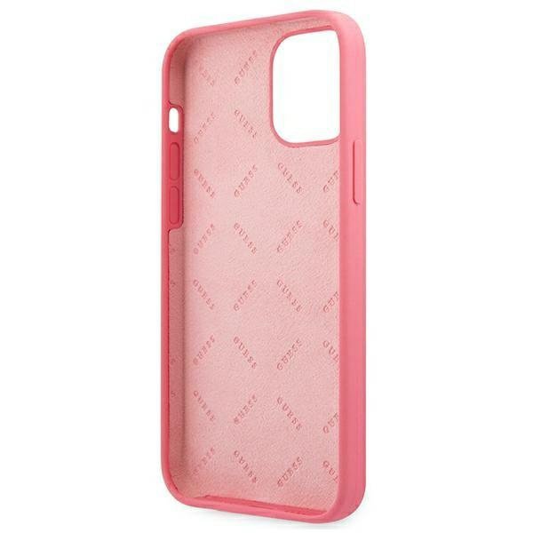 Guess GUHCP12LLSPEFU iPhone 12 Pro Max6,7&quot; fuksja/fuchsia hard case Peony Collection