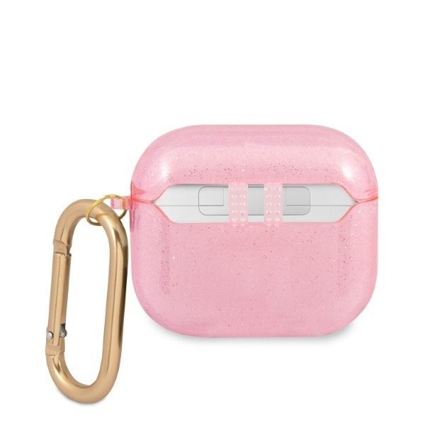 Guess GUA3UCG4GP AirPods 3 coverróżowy/pink Glitter Collection