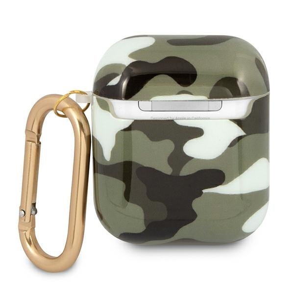 Guess GUA2UCAMA AirPods 1/2 coverzielony/khaki Camo Collection