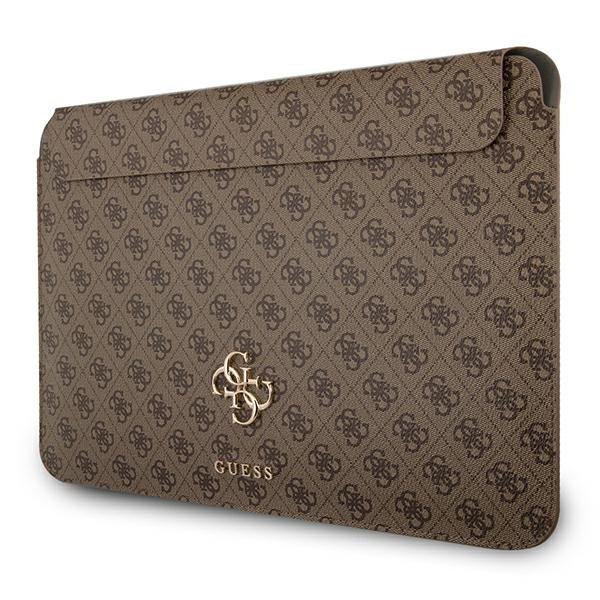 Guess Sleeve GUCS13G4GFBR 13&quot; brązowy/brown 4G Big Logo