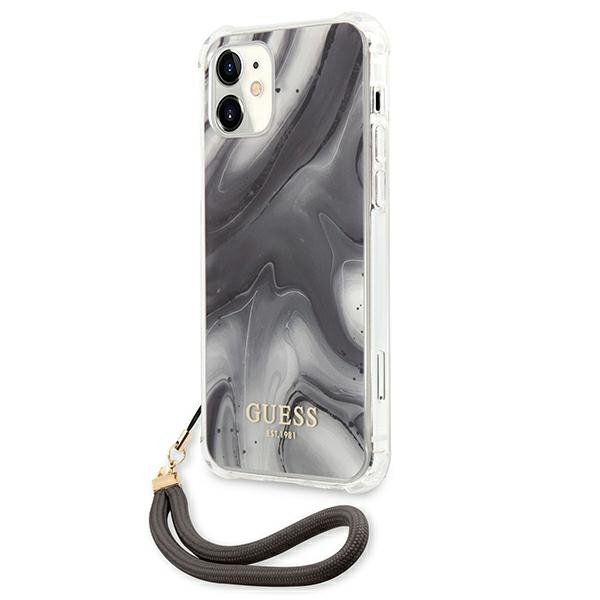 Guess GUHCP12SKSMAGR iPhone 12 mini 5,4&quot; szary/grey hardcase Marble Collection