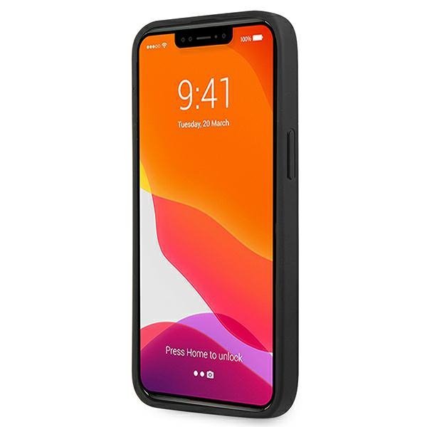 Guess GUHCP13L4GMGGR iPhone 13 Pro / 13 6,1&quot;szary/grey hardcase 4G Big Metal Logo