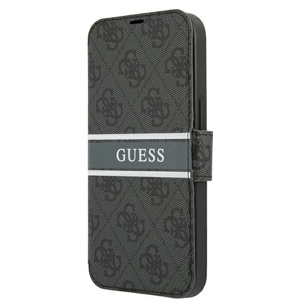Guess GUBKP13S4GDGR iPhone 13 mini 5,4&quot; szary/grey book 4G Stripe