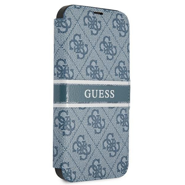 Guess GUBKP13S4GDBL iPhone 13 mini 5,4&quot;niebieski/blue book 4G Stripe