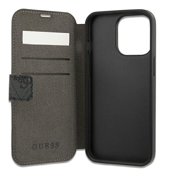 Guess GUBKP13X4GMGGR iPhone 13 Pro Max6,7&quot; szary/grey book 4G Big Metal Logo