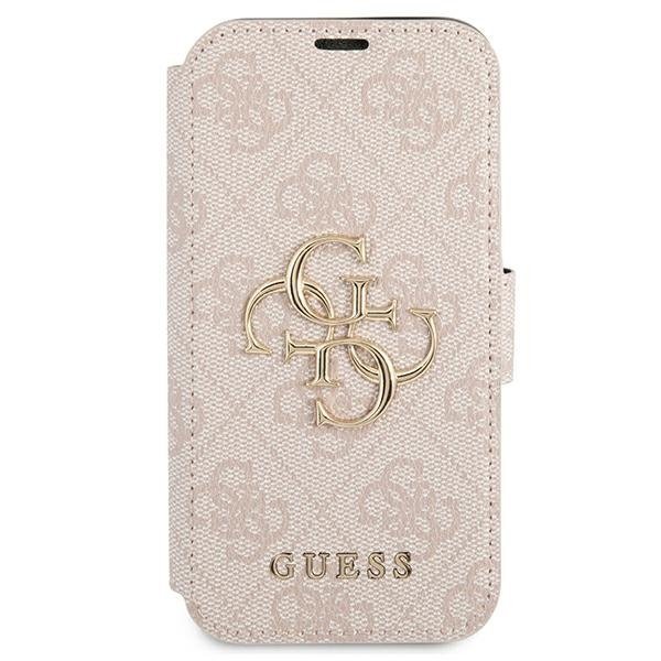 Guess GUBKP13X4GMGPI iPhone 13 Pro Max6,7&quot; różowy/pink book 4G Big Metal Logo