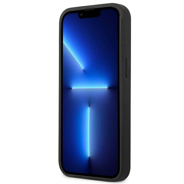 Guess GUHCP13SSA4GSBL iPhone 13 mini5,4&quot; niebieski/blue hardcase Saffiano 4G Metal Logo
