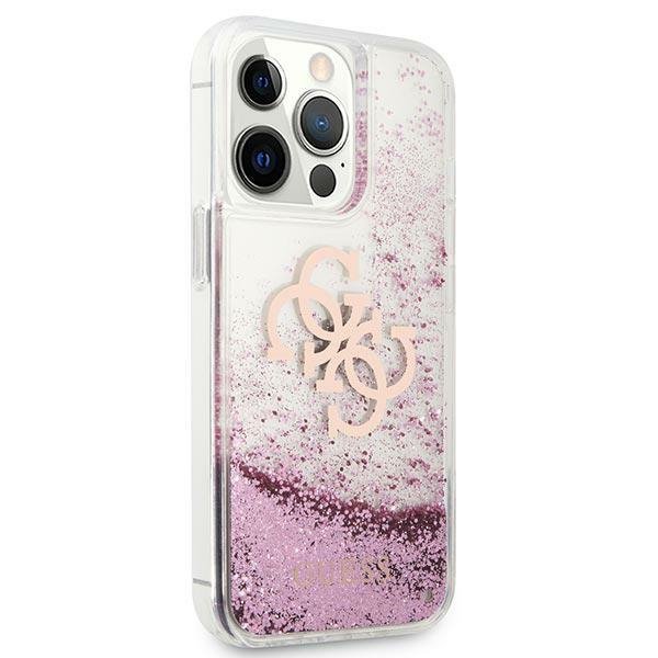 Guess GUHCP13XLG4GPI iPhone 13 Pro Max6,7&quot; różowy/pink hardcase 4G Big Liquid Glitter