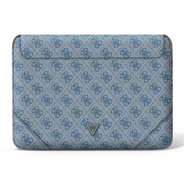 Guess Sleeve GUCS14P4TB 14&quot; niebieski/blue 4G Uptown Triangle logo