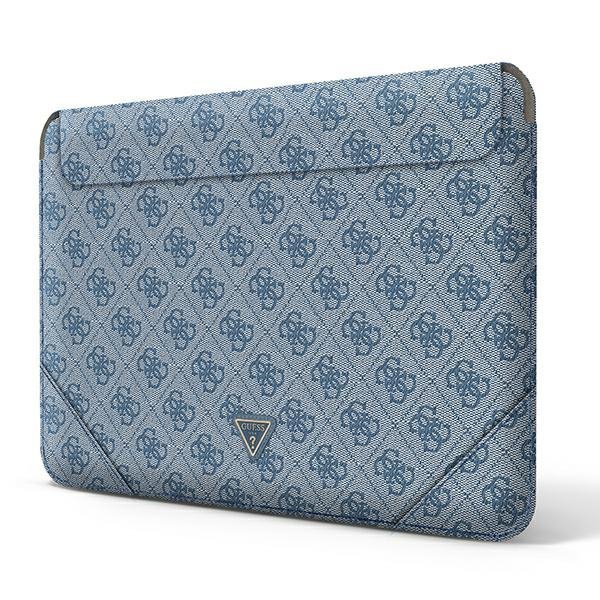Guess Sleeve GUCS14P4TB 14&quot; niebieski/blue 4G Uptown Triangle logo