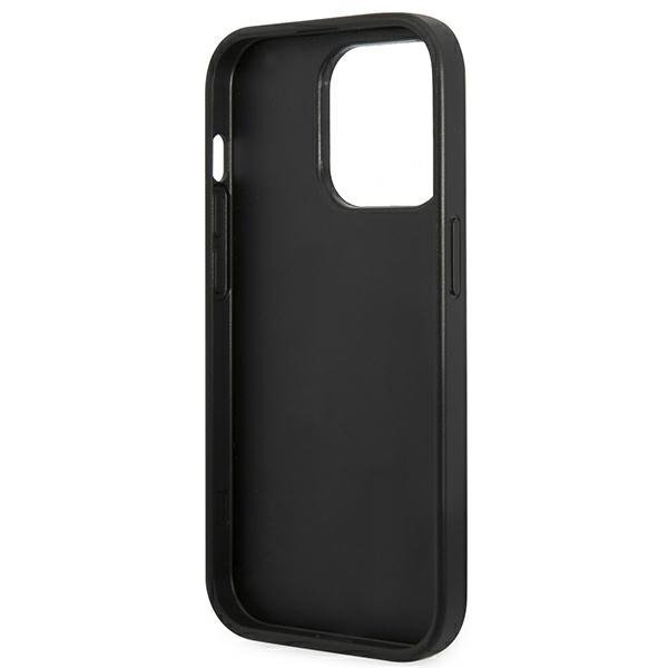 Guess GUHCP14XG4GFGR iPhone 14 Pro Max6,7&quot; szary/grey hard case 4G Metal Gold Logo