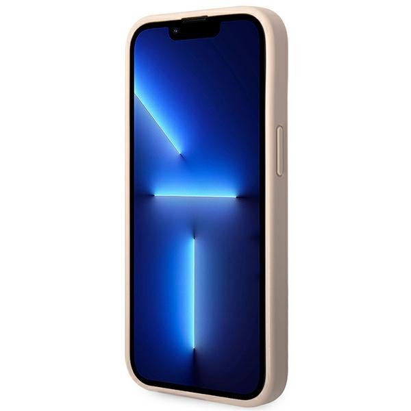 Guess GUHCP14SG4GFPI iPhone 14 / 15 / 136.1&quot; różowy/pink hard case 4G Metal Gold Logo