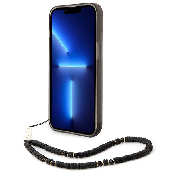 Guess GUHCP14MHGCOHK iPhone 14 Plus/ 15 Plus 6.7&quot; czarny/black hardcase Translucent Pearl Strap