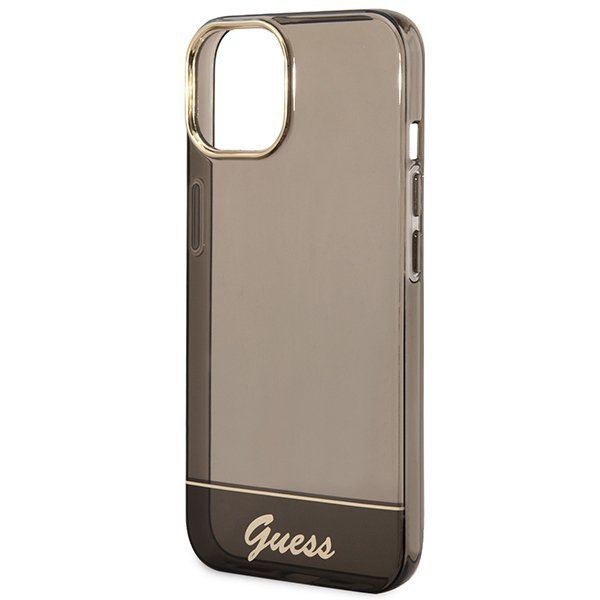 Guess GUHCP14MHGCOK iPhone 14 Plus / 15 Plus 6.7&quot; czarny/black hardcase Translucent