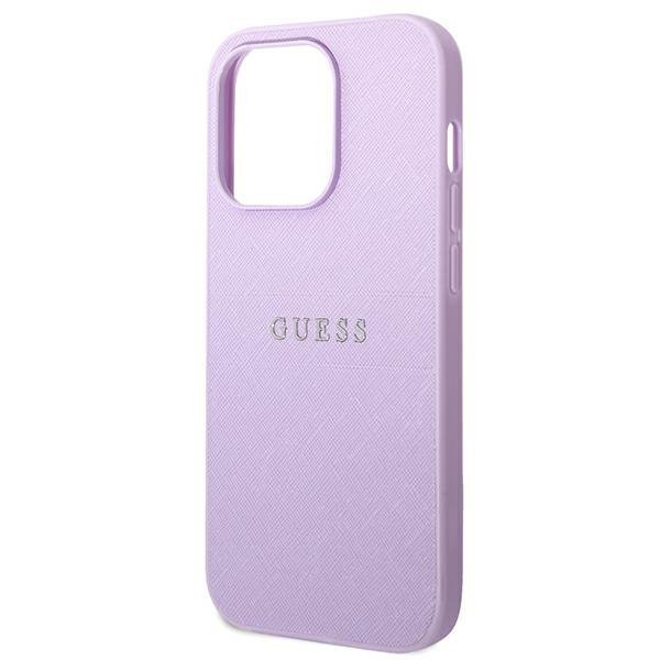 Guess GUHCP14LPSASBPU iPhone 14 Pro6,1&quot; fioletowy/purple Saffiano Strap