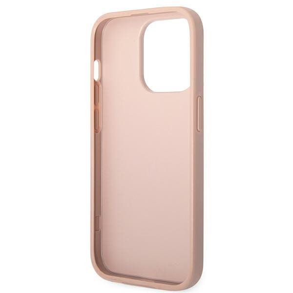 Guess GUHCP14LPSASBPI iPhone 14 Pro 6,1&quot; różowy/pink Saffiano Strap