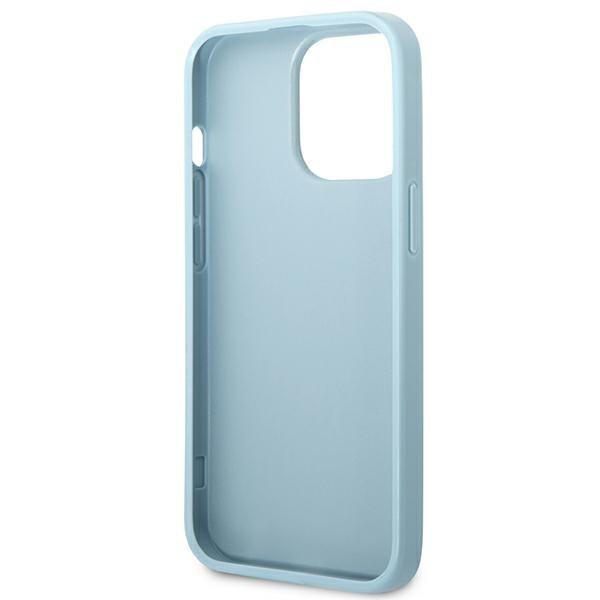 Guess GUHCP13XPS4MB iPhone 13 Pro Max6,7&quot; niebieski/blue hardcase Saffiano 4G Small Metal Logo