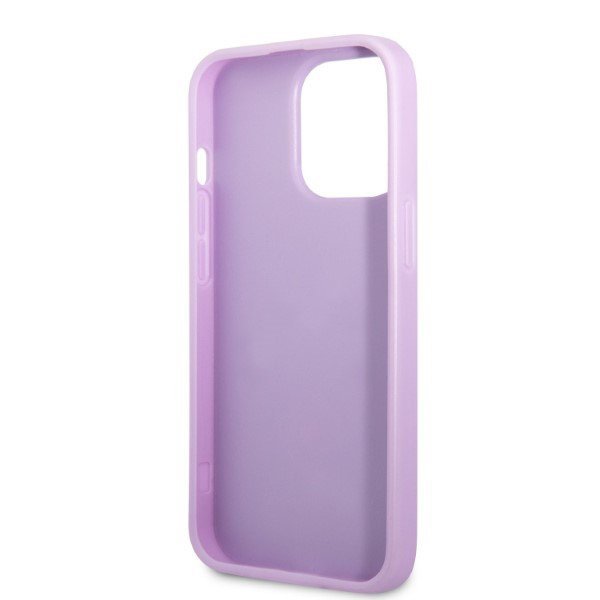 Guess GUHCP13XPS4MU iPhone 13 Pro Max 6,7&quot; purpurowy/purple hardcase Saffiano 4G Small Metal Logo