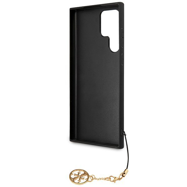 Guess GUHCS23LGF4GGR S23 Ultra S918szary/grey hardcase 4G Charms Collection