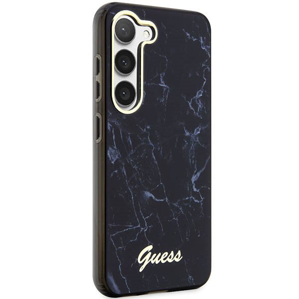 Guess GUHCS23MPCUMAK S23 +S916czarny/black hardcase Marble