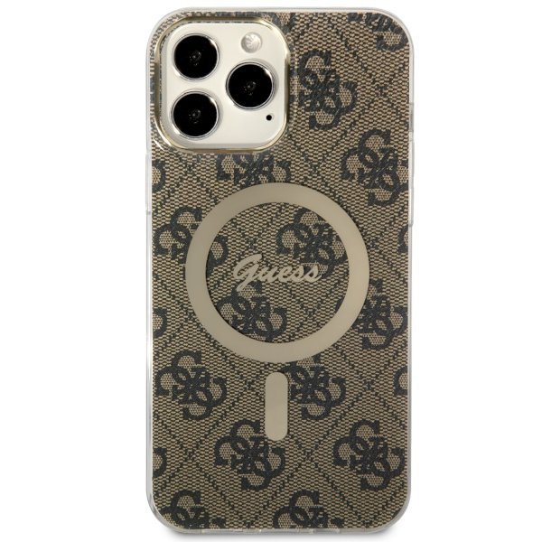 Guess GUHMP13XH4STW iPhone 13 Pro Max 6.7&quot; brązowy/brown hardcase 4G MagSafe